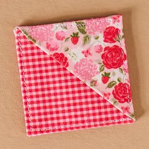 Rose Garden Fabric Bookmark
