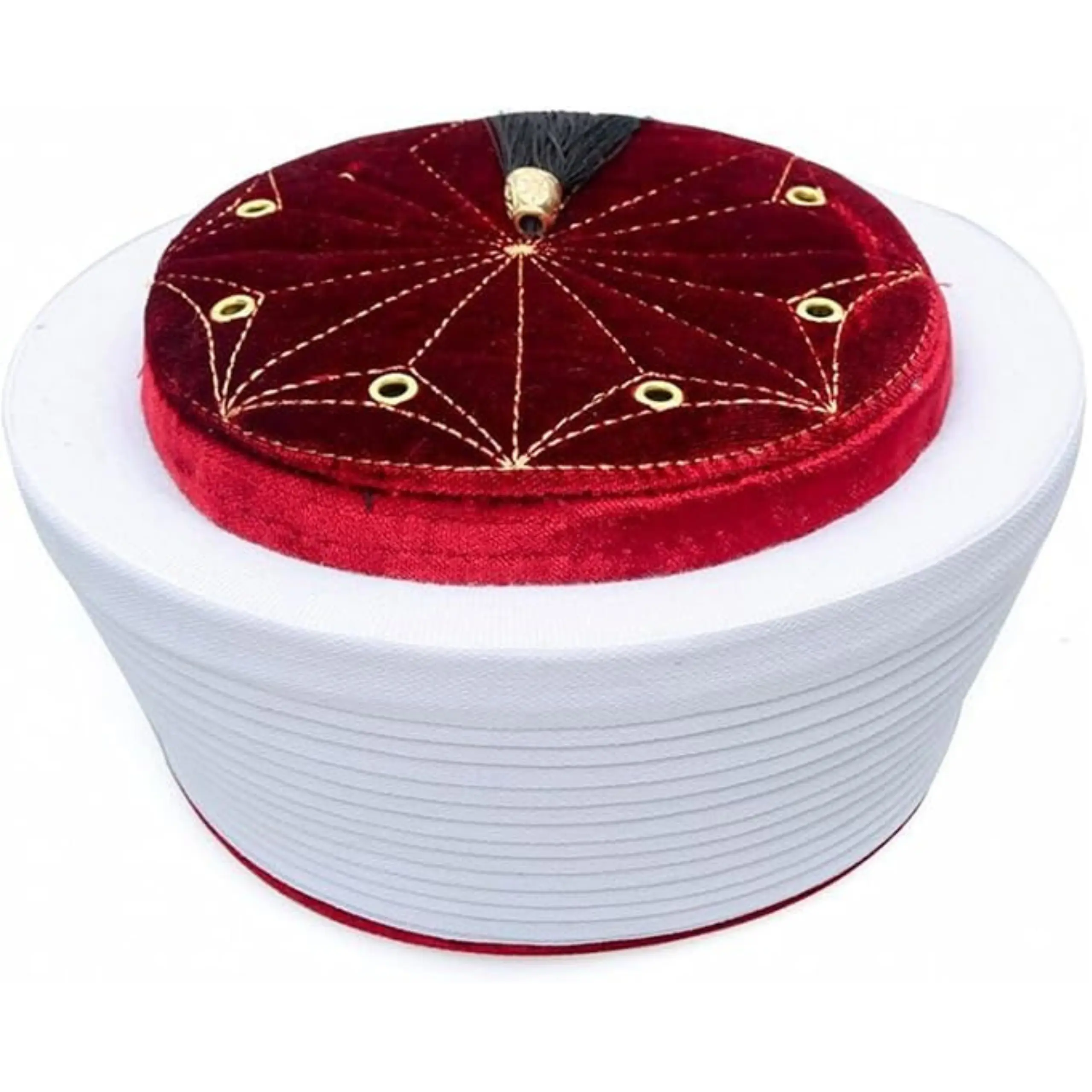 Muslim Luxury Durable Plastic Home Decor Statue - Kufi, Sarik, Imam Hat Themed Figurine, Excellent Prayer Gift Choice