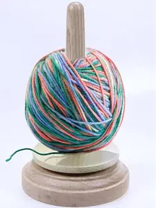 Wood Yarn Holder - with Twirling Mechanism