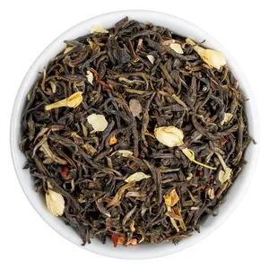 Jasmine with Flowers Green Tea - Premium Loose Leaf Tea - Fusion Teas