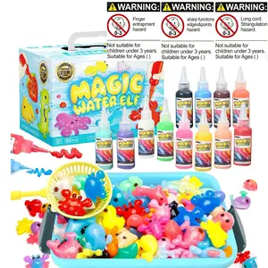 DIY 3D Water Spirit Set, Colorful DIY Water Spirit Making Kit: Floating toys, hand-painted watercolor painting set, suitable for children over 3 years old