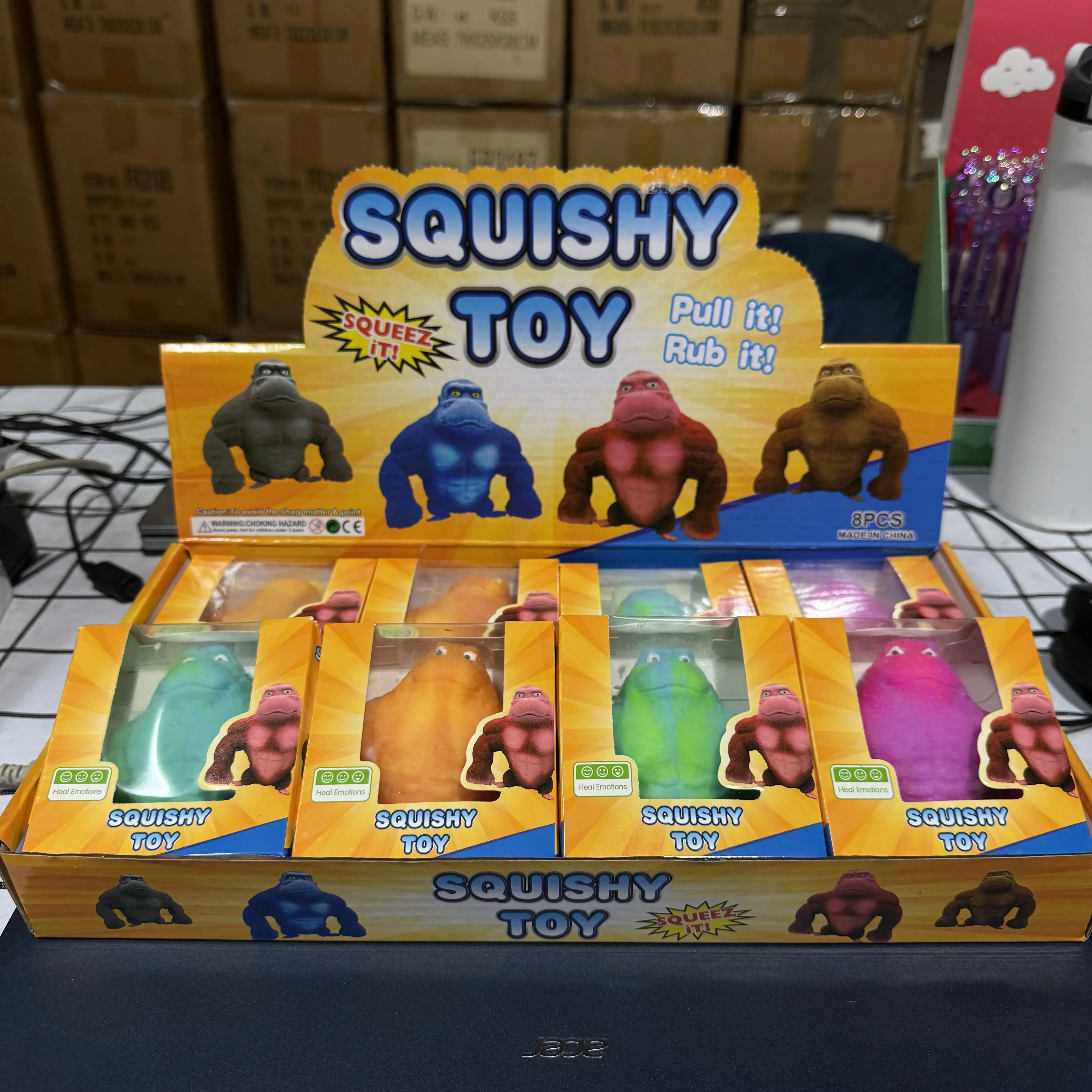 Squishy Toy - Pull It Rub It - Fun and Interactive Toy for Kids - Perfect for Playtime and Gifts - Available in Various Colors