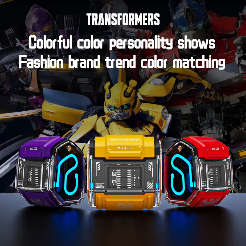 TRANSFORMERS MG-C03 True Wireless Earbuds - Bluetooth 5.3 Wireless Earphone TWS Headphones with Hi-Fi Audio, HD Decoding, Dual Mic Voice Cancel, Stable Connection, Long Battery Life, Compatible with Android, iOS & Tablets