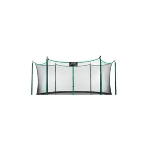 Upper Bounce Trampoline Safety Enclosure Net, Fits 15 FT Round Frame using 6 Poles, Adjustable Straps - Installs Inside of Frame - Net Only