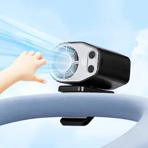 【Father's Day Gift】Joytutus Adjustable Car Fan - 2026 USB Plug-in Dual Turbo High Wind Cooling Fan, high-Speed Adjustment, Magic Tape Easy Installation, Universal Fit ABS Material, Black/Pink Portable Auto Accessories