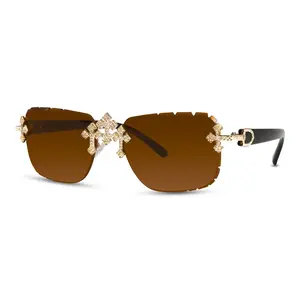 Iced Bling Out Luxury Statement Summer Men Women Sunglass