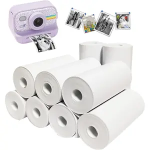 10-pack Instant Camera Thermal Rolls | 57×25mm Mini Camera Printing Paper | Smooth White Print Paper | Universal A6-Compatible Refill for Pocket Cameras & Small Printers | Crisp Output, Long-Lasting Imaging | Compact Replacement Rolls for Daily Use