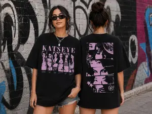 Katseye Shirt, Vintage Girl Group Graphic Tee, Kpop Music Top, Oversized Unisex Fan Gift, Concert Outfit For Her Him