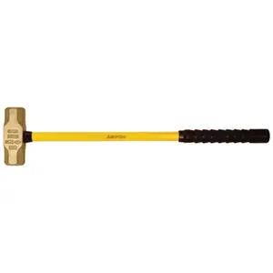 Ampco Safety Tools 065-H-72FG 10 Lb. Sledgehammer with 33 in. Fiber Glass Handle