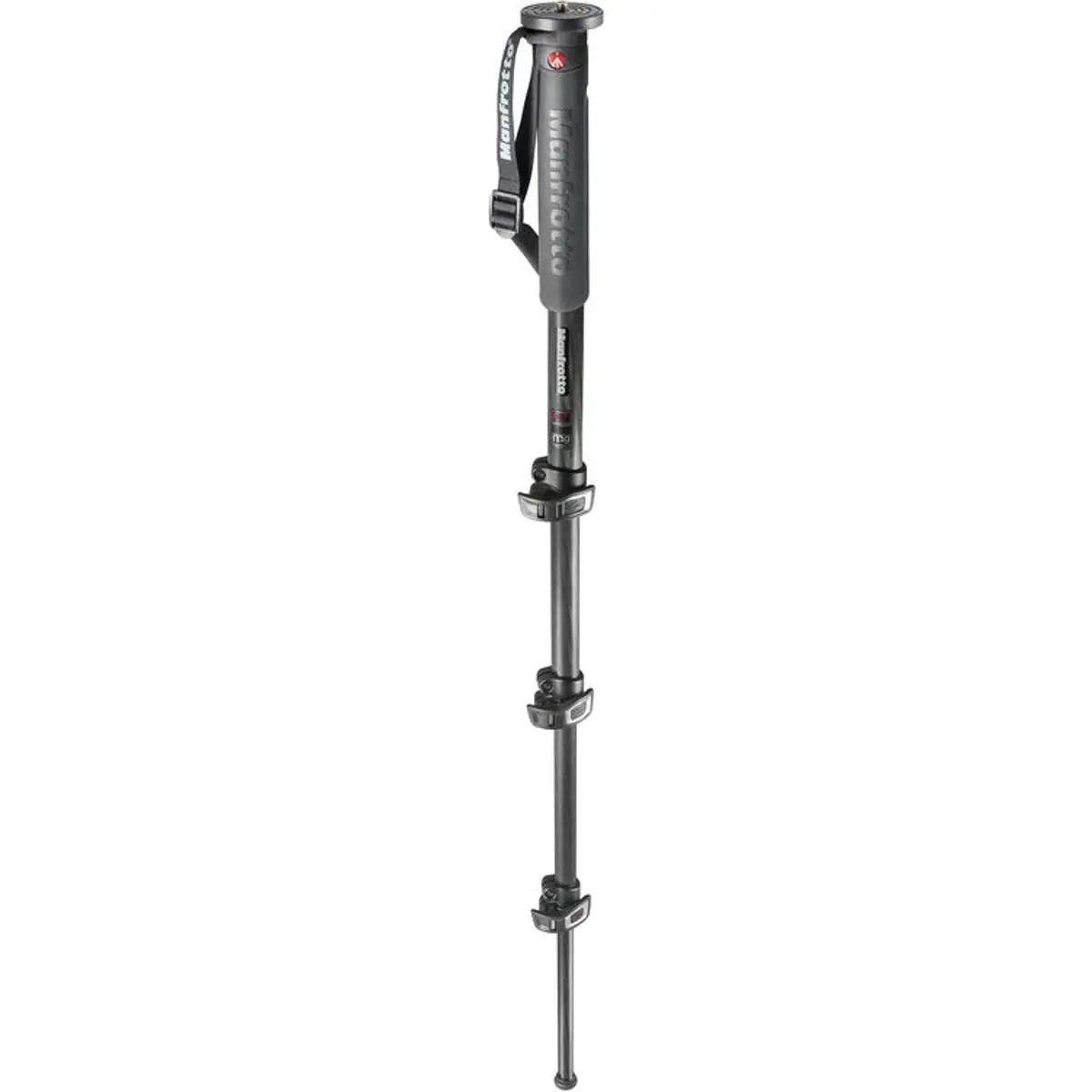 Manfrotto XPRO Retractable Camera Monopod, 4-Section Carbon Fiber Monopod with Lock, Camera Accessories