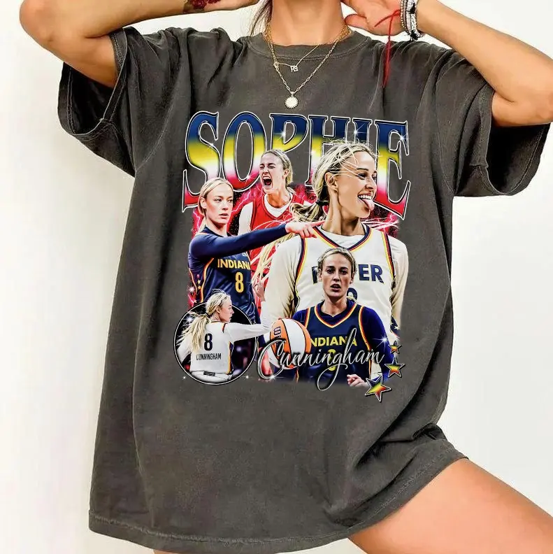 Sophie Cunningham Bootleg Rap Tee, Indiana Basketball Shirt, Caitlin Clark Fan Gift