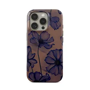 Bur Ga Velvet Night Phone Case, Y2k Flower Tough Magsafe Phone Protective, Iphone 17 16 15 14 Promax Cover, Gift For Her