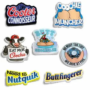 7 PCS Adult Humor Sticker Pack - Premium Water-Resistant Vinyl Funny Parody Decals for Men, Motorcycle, Laptop & Hard Hat