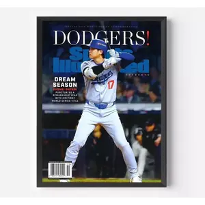 [SALE UP TO 43%] Shohei Ohtani Dodgers Kids Magazine Poster, Sports Illustrated 2024 Wall Art, Baseball Print for Fans, Collectible Decor for Room or Office [UNFRAMED]
