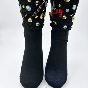 Black and God Junk Socks