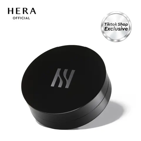 HERA Black Cushion Foundation – Korean Cushion Foundation, Hydrating Long-Wear Coverage with Hyaluronic Acid, 30 Shades