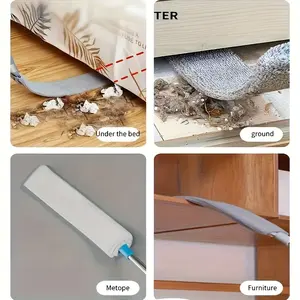 Adjustable Microfiber Duster with Extendable Long Handle for Ceiling Fans, Blinds & Under Furniture - Spring Cleaning Must Have, Dusting Tool for Hard-to-Reach Areas, Apartment Essentials, Pet Hair Remover, Viral TikTok Cleaning Gadget