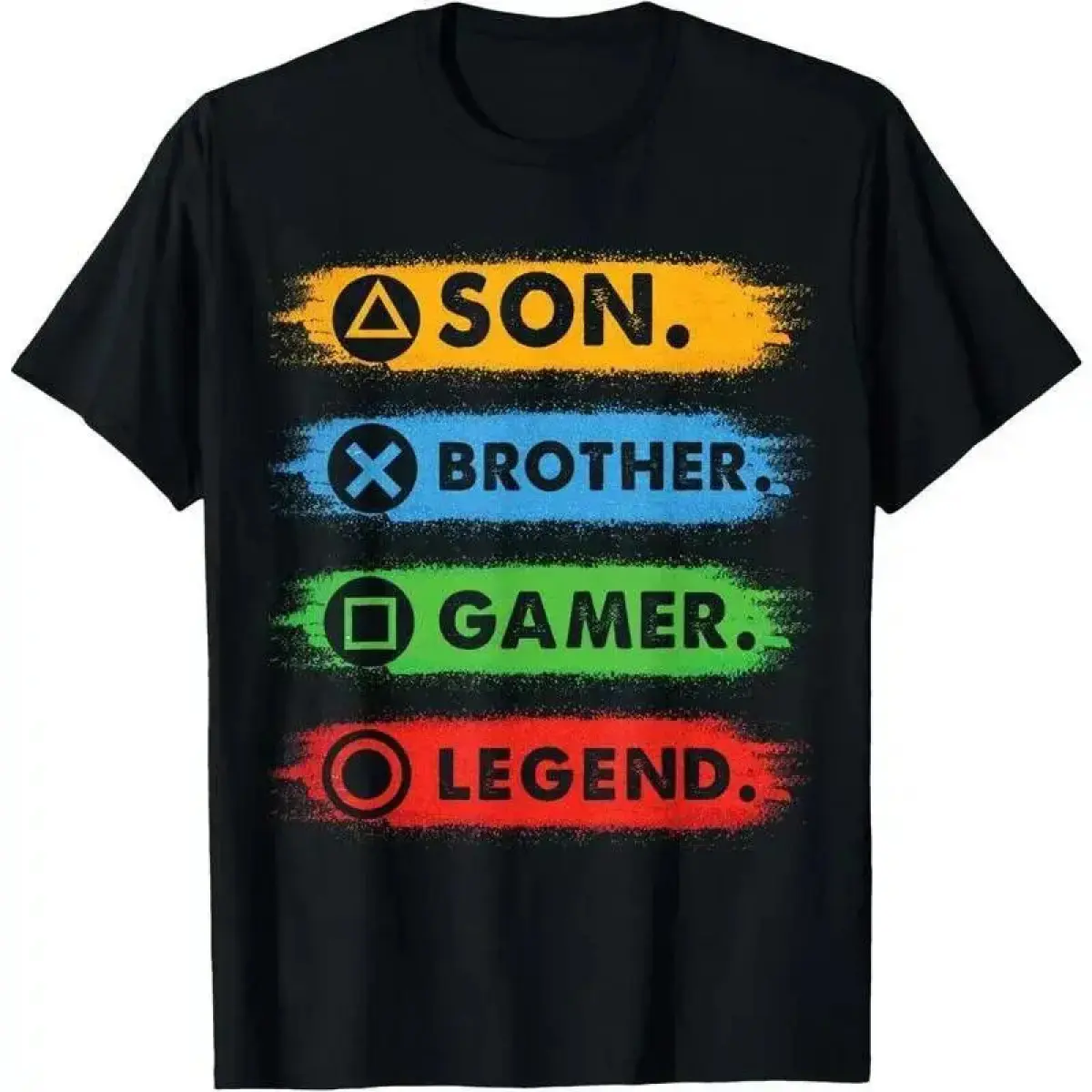 Men's 100% Cotton Trendy Graphic Tee - Basic Video Gamer Legend Themed Youth Tee Shirt for Teens, Machine Washable
