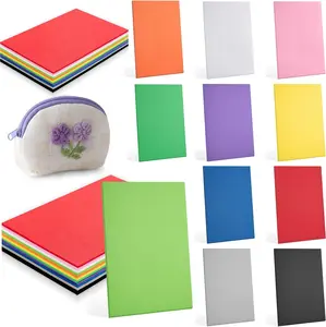 24 count 2 mm Embroidery  6" x 9" Puffy  Assortment EVA Craft  Sheets for 3D Embroidery Arts and Crafts, Machine Embroidery, DIY Projects, Sewing, Pillows, Bags (Fresh Color)