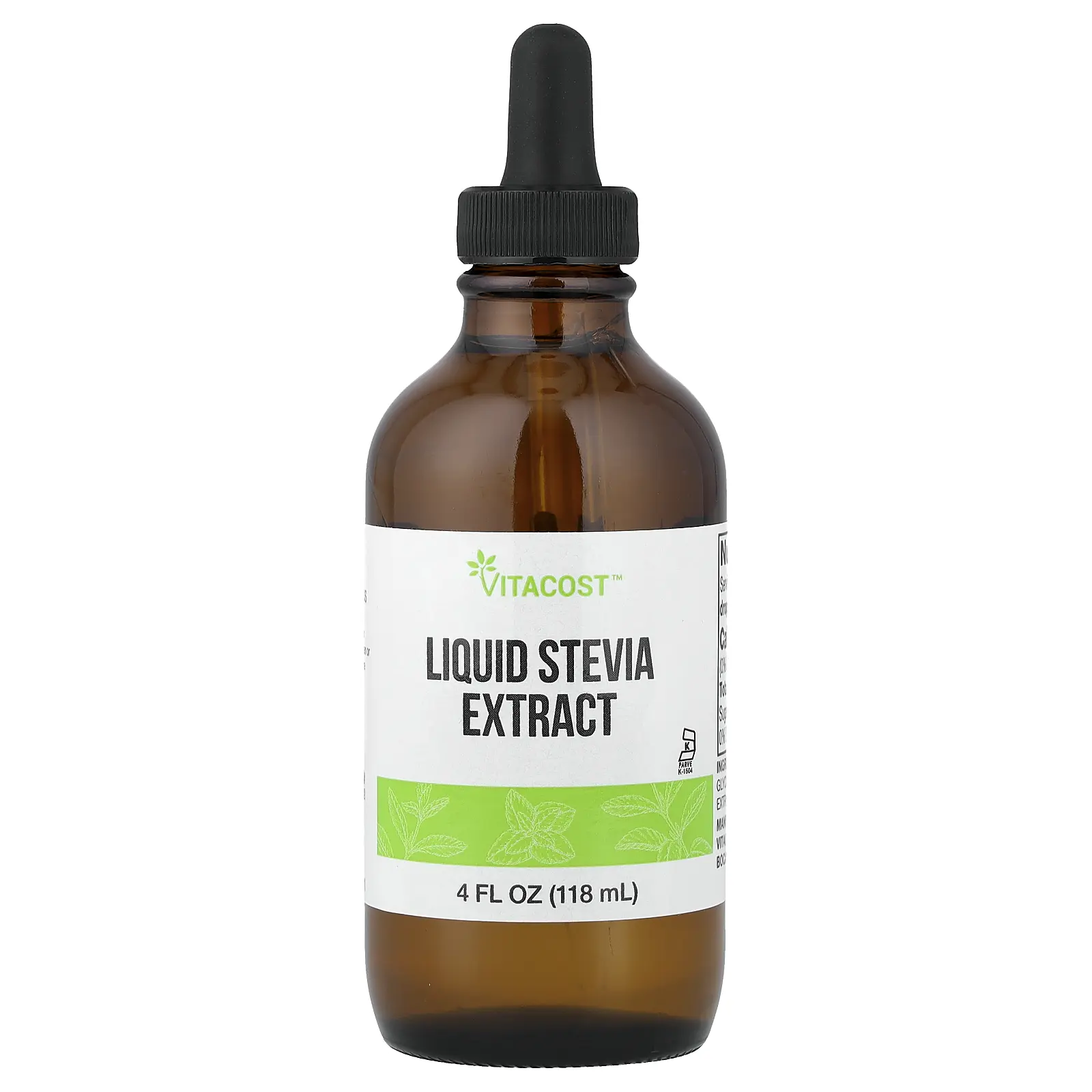 Vitacost Liquid Stevia Extract, 4 fl oz (118 ml)