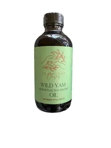 Wild Yam Hormonal Balancing Oil, Castor Oil, Massage Oil - Fragrance Free Skincare - Hormone Support Body Care - PMDD PMS Support - Barbara O’Neill