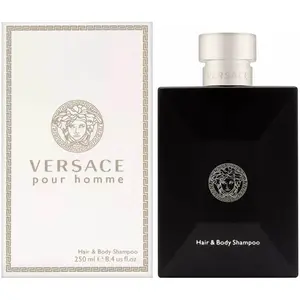 Versace Pour Homme by Gianni Versace hair & body shampoo 8.4 oz New in Box