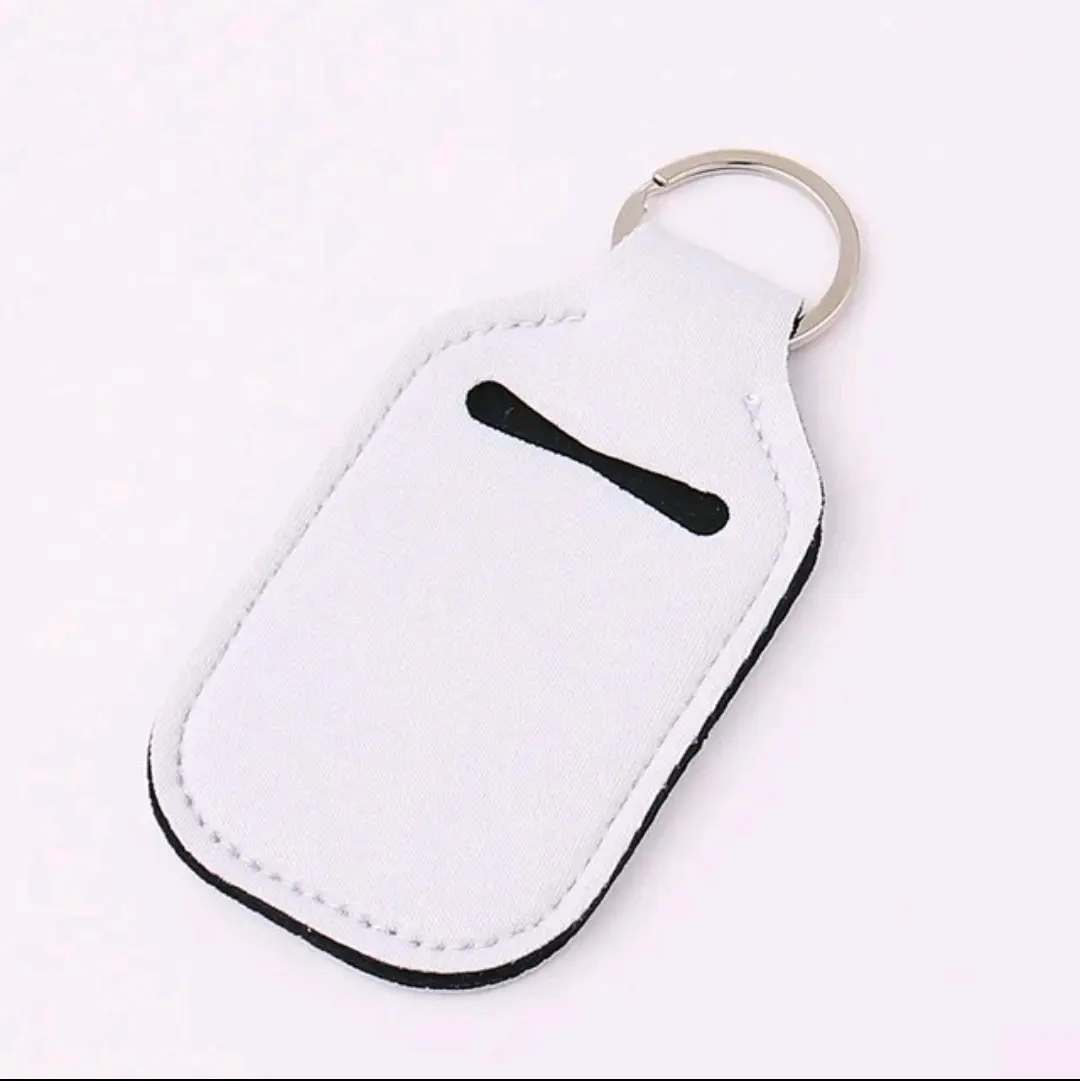 Sublimation Blank Lip Balm / Antibacterial Handgel Holder Keychains