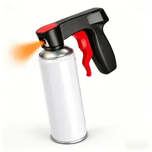 Universal Spray Can Gun Handle, Ergonomic Aerosol Trigger for Easy Spray Control, Convert Any Spray Can to Spray Gun, Reduce Finger Fatigue for DIY & Painting