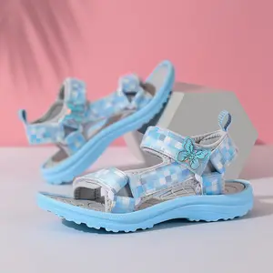 Summer New NB2401 Girls Sandals White Red Fashion Cute Sports Beach Slides for Girls