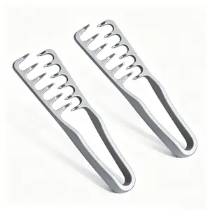 Men's Hair Comb, Wide Tooth Barber Brush, Korean Texture Styling Comb, Covers Bangs, Flat Head, Increases Volume, Professional Hair Tool