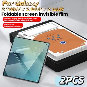 2-Pack Screen Protector Compatible with Samsung Galaxy Z Fold6/fold7/trifold, Easy Installation Soft Ceramic Film, Scratch-Resistant