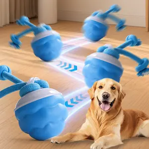 Smart Teasing Dog Toy, 1 Box USB Rechargeable Bite-resistant Dog Toy, Dog Self-help Relieve Boredom Toy, Walk The Dog To Prevent Demolition Of Home Toy