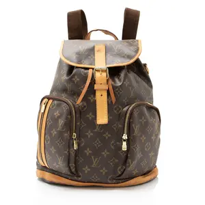 Pre-owned Louis Vuitton Leather Backpacks Monogram Canvas Bosphore Backpack