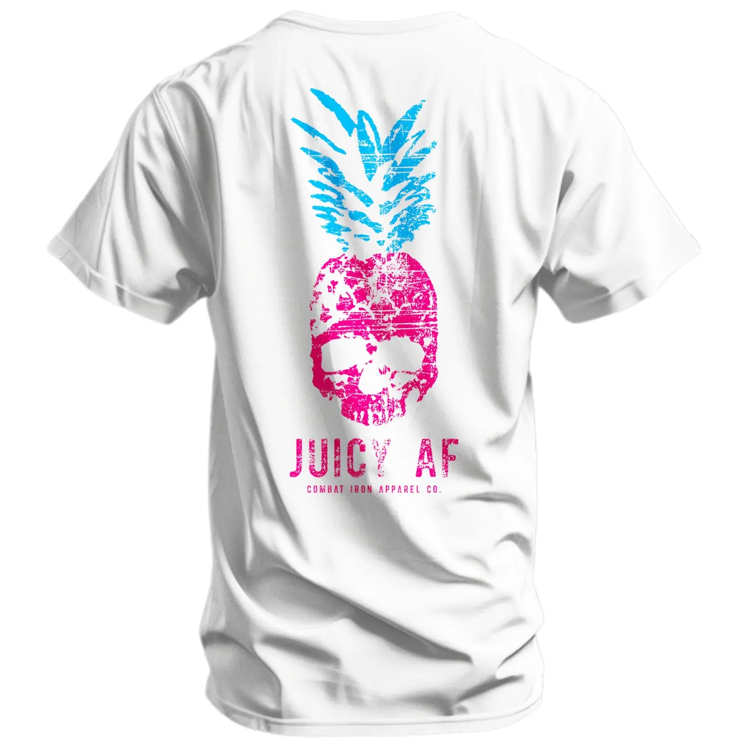 Juicy AF Pineapple Men's T-Shirt, Funny Pineapple Graphic Tee, Tropical Fruit Shirt, Summer Casual Top, Gift for Men