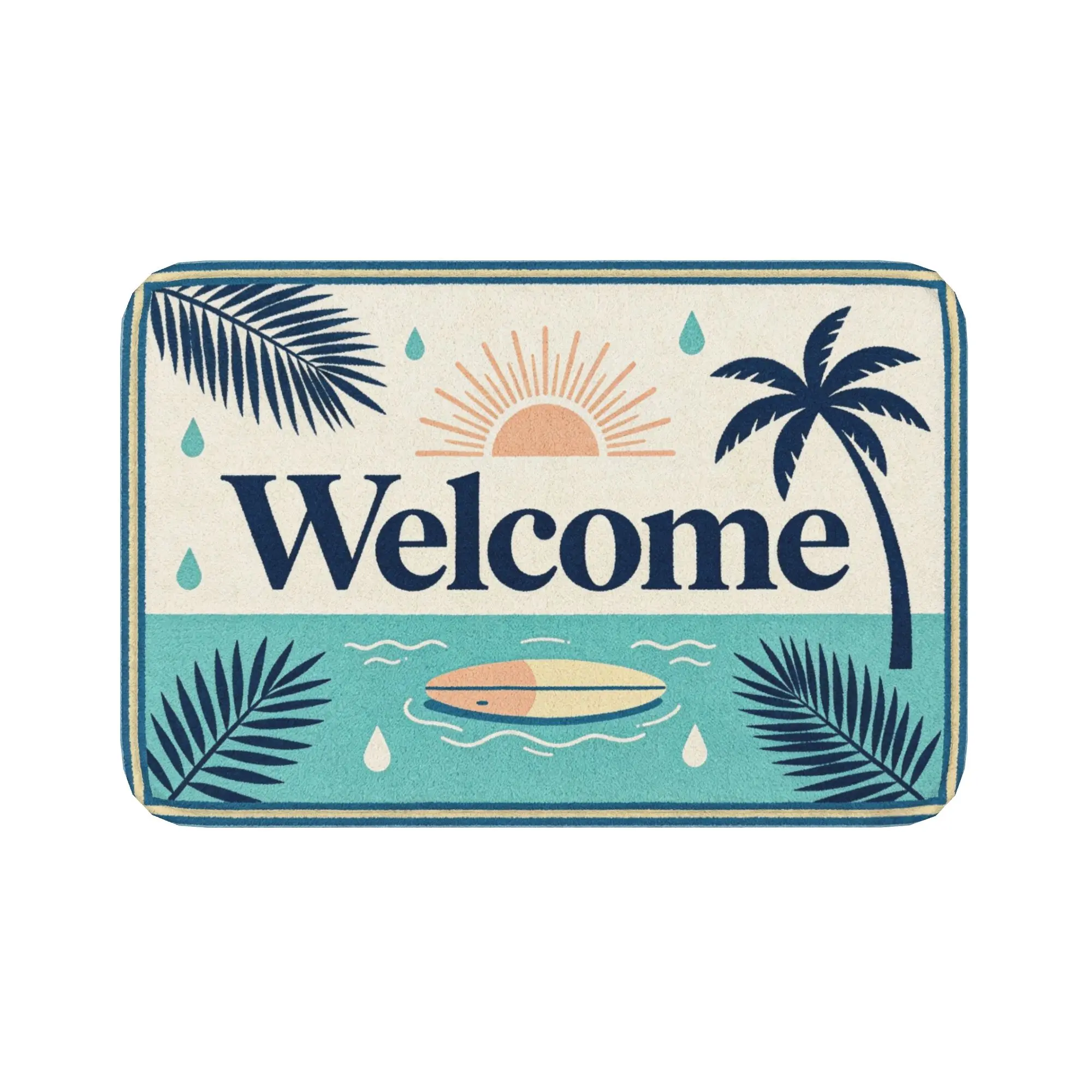 Flannel Floor Mat | Non-Slip & Stain Resistant | Multi-Scenario Household Mat