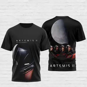 Future Moon Mission Rocket 3D Shirt, Space Exploration Graphic Tee, Unisex Streetwear Style #SpaceWear #GraphicTee #Streetwear #FYP