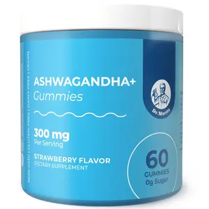 DR. MORITZ Ashwagandha Gummies for Calm, Relaxation, and Immune Support - Ashwagandha for Women and Men - with L-Theanine - Sugar Free and Non-GMO (60 Count)