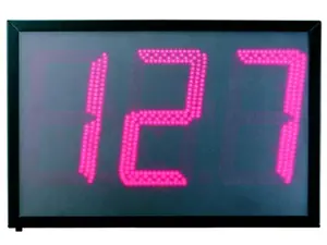 Sports Radar DL834 LED Display – Baseball, Softball & Racing Display, with three Large 8″ Digits
