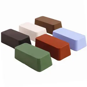 Solid Polishing Wax, Metal Polish Stainless Steel Mirror Finish, Scratch Removal Bright Blue Wax Grinding Treatment