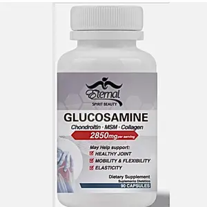 Eternal Spirit Beauty Glucosamine 2850mg per Serving with Chondroitin MSM Collagen for Healthy Joint Mobility Flexibility & Elasticity 90 Capsules
