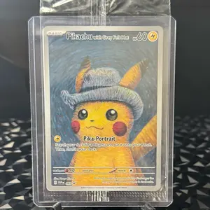 Grey Felt Hat Pikachu