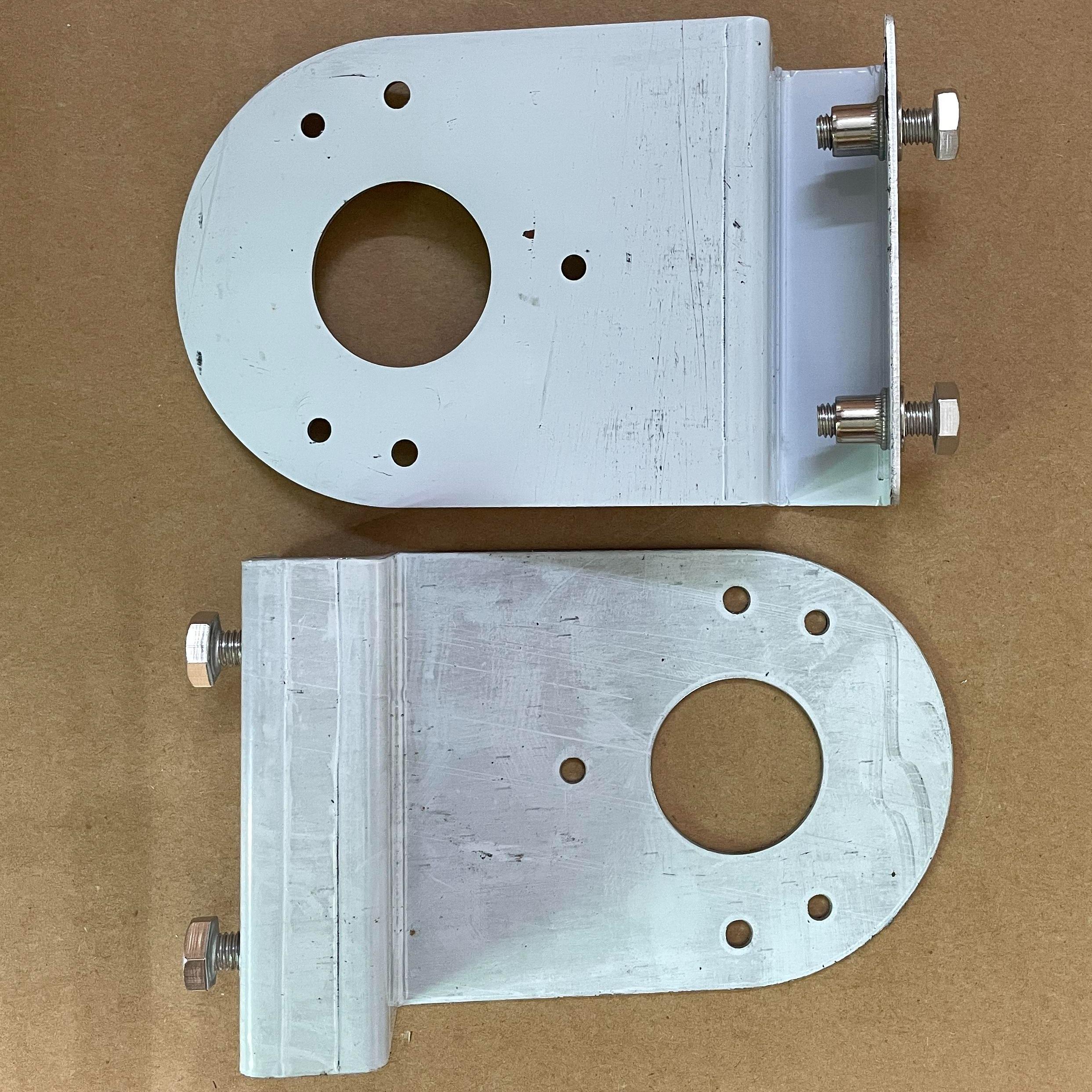 Watermelon Light-Specific 90-Degree Clamp-On Bracket 2-Piece Stainless Steel Underbody Light Mount, No-Drill Design, Compatible with Semi-Trucks and Pickup Trucks