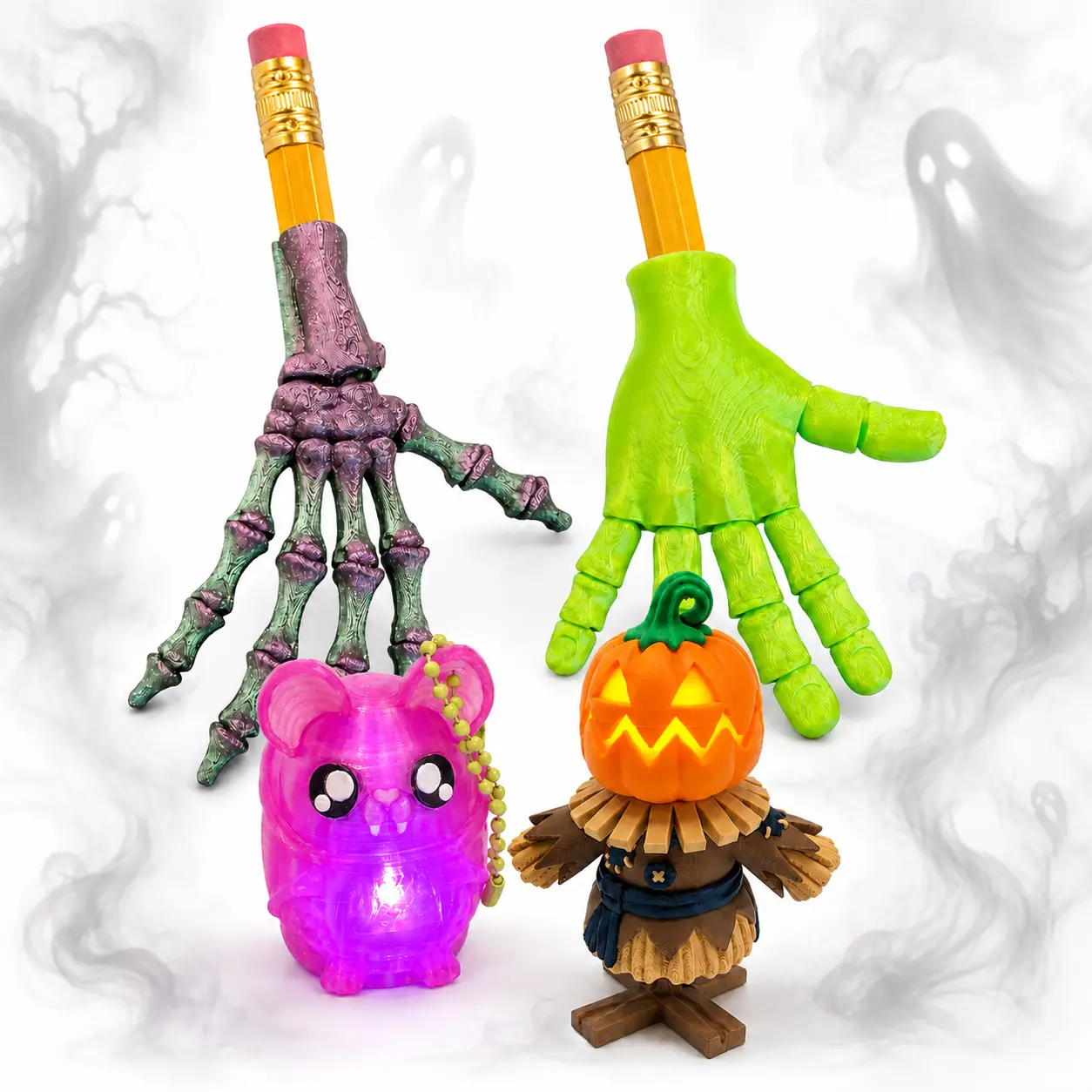 Pumpkin Clicker3d printed Halloween Sensory Fidget