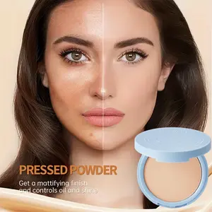 Foundation Powder Makeup Base, Long-Lasting Smooth Finish, Oil Control & Hydration Boost, Perfect for Daily Use, Enhances Skin Tone