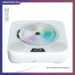 CD Player Portable Bluetooth Desktop CD Player for Home with Timer Built-in HiFi Speakers with LCD Screen Display Boombox FM Radio USB Type-c