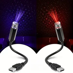 USB Powered Car Roof Atmosphere Light, Portable Adjustable Romantic Car Interior Light, Car Decorative Light for Vehicle, Ceiling, Bedroom, LED Lights Car, LED Car Ambient Light, LED Bar Light, LED Roof Twinkle
