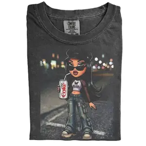 Comfort Colors Y2K B.Doll Diet #Coke T-Shirt, Retro Bootleg Style Bratzzz Dolll Tee, Animal Meme Graphic Tee, Gift for Men, Women