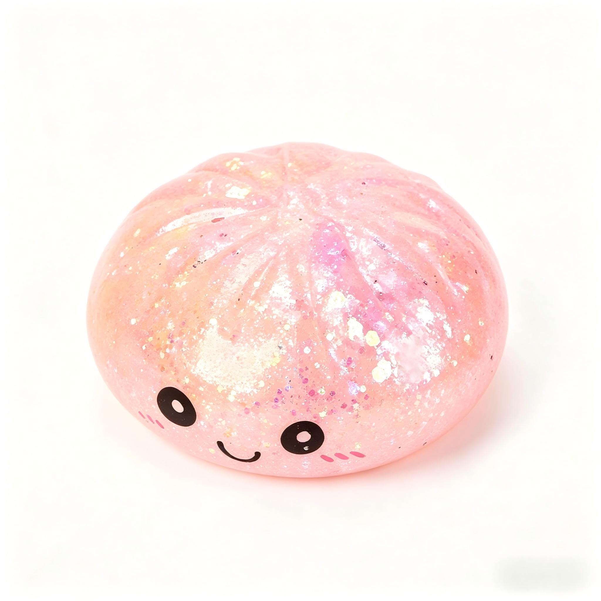 Giant Dumpling Squishy Plush Toy - 1pc/6pc Soft TPR Stress Relief Squishy, Surprise Dumpling Squishies Unboxing, Mini Variations, Valentine’s/Graduation Gifts for Adults (Home & Festive Party Supplies) mystery box