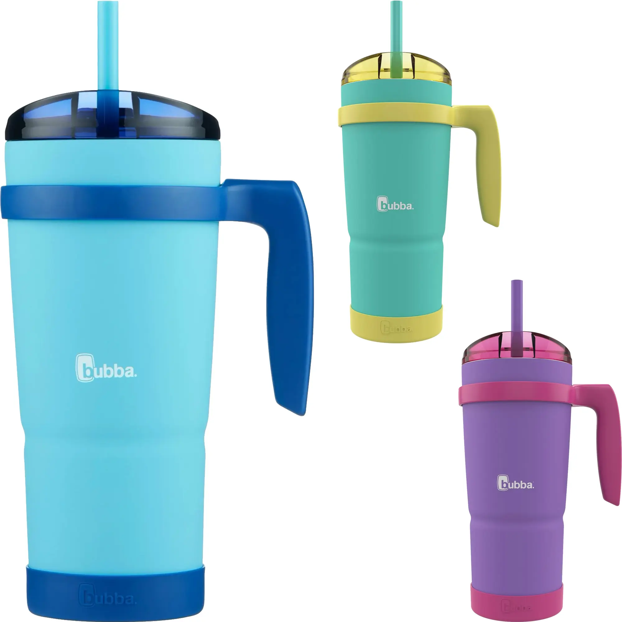 Bubba 32 oz. Envy Portable Vacuum Insulated Stainless Steel Rubberized Tumbler - Kitchenware Drinkware Flask with Insulation and Lid