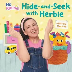 Hide and Seek with Herbie (Ms. Rachel) Board Book, Color By Number, Children's Learning Book, Early Reading Resource, Learning Books, Early Reading Book